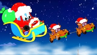 We Wish You a Merry Christmas | Christmas Songs for Children | Little Red Car Cartoons