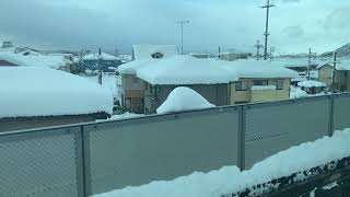 東海道新幹線 大雪徐行運転