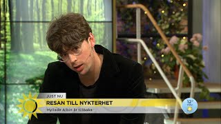 Albin Lee Meldau: ”För mig handlar det om att vara lycklig och nykter” - Nyhetsmorgon (TV4)
