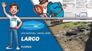 High Water Bill Largo | How To Check Your Digital Water Meter For Water Leaks
