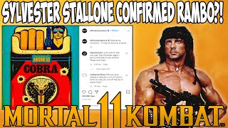 Sylvester Stallone Possibly CONFIRMED Rambo?! Also WILL He Be FUN?! - Mortal Kombat 11