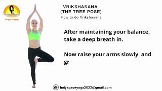 Vrikshasana (The Tree Pose)| For Beginners | Benefits | How to Do Vrikshasana-  Yoga \u0026 Meditation