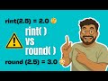 ⚠️ round() vs rint() in Java – The Subtle Mistake Beginners Make! #MathRintVsRound #JavaTutorial