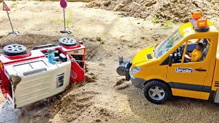 중장비 자동차 장난감 구출놀이 동물놀이 Car Toy Rescue with Animal Toys