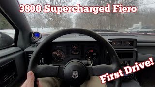 1988 Fiero GT 3800 Supercharged - First Drive.