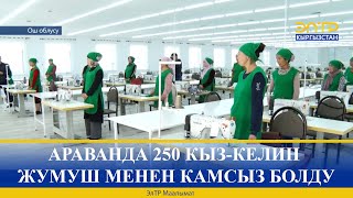 АРАВАНДА 250 КЫЗ-КЕЛИН ЖУМУШ МЕНЕН КАМСЫЗ БОЛДУ