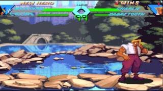 GGPO - Xmen Vs Street Fighter - X-Pro(BRA) Vs Jeff(USA) - Casuals