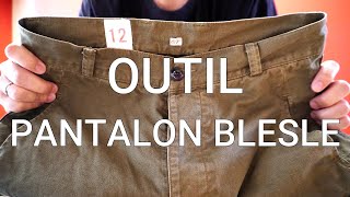 今日の愛用品「OUTILの定番PANTALON BRESLEをご紹介します。」