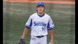 横浜DeNAベイスターズ2軍　7回表　野川拓斗投手の投球風景20180902横須賀スタジアム