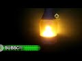 பாட்டில் மின்சார தீ விளக்கு tamil how to make bottle flame bulb..