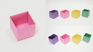How to make a Paper Box (Easy) Origami Box