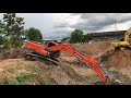 sumitomo sh210 6 f6 เล่นงานลอกคลอง excavator ep.68