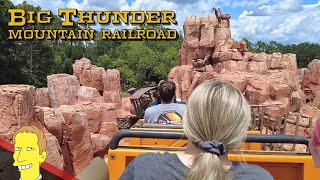 Big Thunder Mountain Railroad Magic Kingdom DAY \u0026 NIGHT Full Ride 4K | Walt Disney World 2024