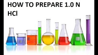 HOW TO PREPARE 1.0 N HCl