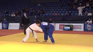 Katarina Nađ OML Lana Mišković SLA 0:1 -70kg #PrvenstvoSrbijeZaSeniore2020 #JudoIsBack