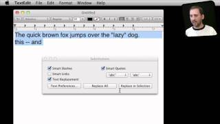 Text Transformations and Substitutions (MacMost Now 602)