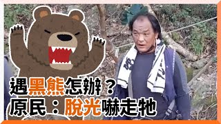 遇到黑熊怎麼辦？原住民導遊講解「脫光衣服嚇走牠」｜生活｜搞笑｜野生動物