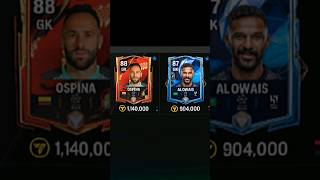 OSPINA vs AL OWAIS FC card comparison 🔥🔥 #fcmobile #fifa #fifamobile #football #soccer #eafc24