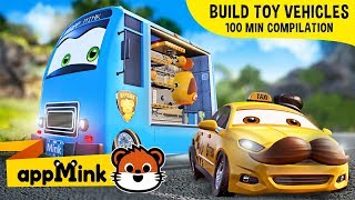 #appMink kids video: Have Fun and  Learn How to Build Toy Vehicles with appMink & Friends