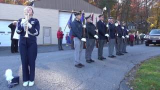 Firing Detail, Volley, Tamaqua War Memorial, Tamaqua Veterans Day Parade, Tamaqua (11-5-2016)