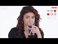 we stress sarah hyland out with a ton of wedding stuff hehe sorry expensive taste test cosmo