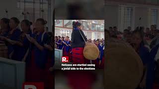 Traditional Welcome Song During Campaigning In Nagaland's Alongtaki Goes Viral #Shorts
