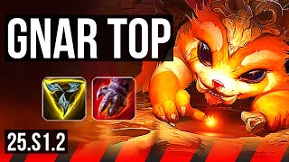 GNAR vs MORDEKAISER (TOP) | 6 solo kills | BR Grandmaster | 25.S1.2