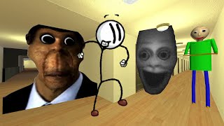 Obunga, Henry Stickmin, Juggler And Baldi Nextbot Gmod