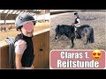 Claras erste Reitstunde 🐴 Direkt Galopp auf dem Pony! Sommer Try on Fashion Haul VLOG | Mamiseelen