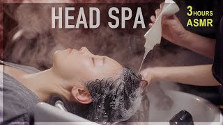 ASMR 😪 Head Spa and Scalp Massage for Your Deep Sleep. 3h compilation