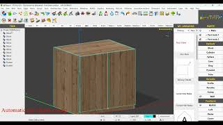 PYTHA 3D CAD Model Generating Cabinet with the production details