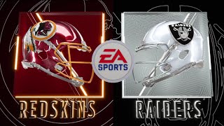 Football Team vs Raiders Week 13 Simulation (Madden 22 Next Gen)