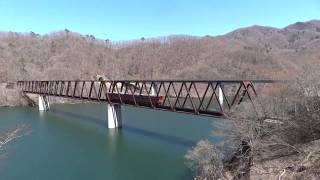 野岩鉄道　会津鬼怒川線　湯西川温泉駅と中三依温泉駅