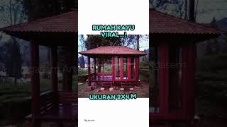 GAZEBO SEPARUH DINDING KACA 2x4 l JUAL GASEBO UKURAN BESAR l 0819 3248 7733