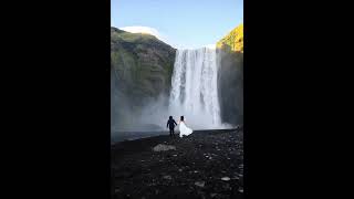 Running GIF at Skogafoss