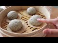 black sesame buns chinese recipe no oven