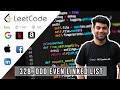 328. Odd Even Linked List (Java) | Leetcode 328| INTERVIEW QUESTION