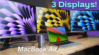 MacBook Air with 3 displays?!