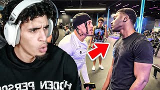 Jlace Reacts To King Cid Fight In Gym!!