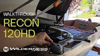 RECON 120HD Kayak with ACES Swivel Seat Walkthrough | Wilderness Systems