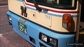 [2022年2月22日に離脱]阪急バス山口営業所 702号車[50]名塩南台センター前方面行き[循環] 走行音(エンジン起動音付き)