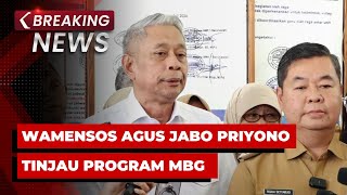 BREAKING NEWS - Wamensos Agus Jabo Priyono Tinjau Program Makan Bergizi Gratis di Slipi, Jakarta