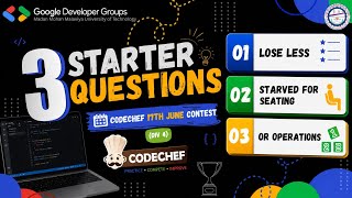 Codechef 17 June Contest:243 Questions Answers.