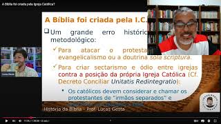 A Igreja Católica criou a ''Bíblia\