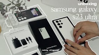 UNBOXING Samsung Galaxy S23 Ultra | featuring S Pen & Camera Testing + Aesthetic ASMR (Philippines)