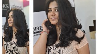 How to Feather  haircut  कैसे करें/with Blow dry step by step tutorial