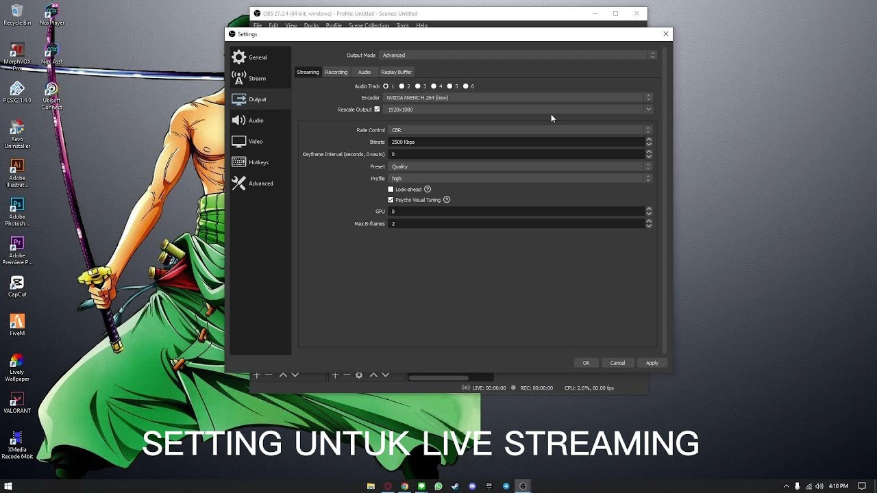 Tutorial Livestreaming Youtube