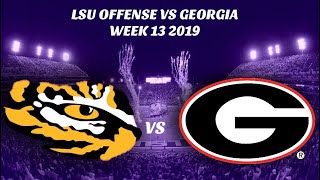 LSU Offense vs Georgia (All Plays)