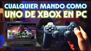 Juega con cualquier mando (Generico) en PC y que  lo reconosca como uno de XBOX!!! 