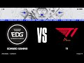 EDG vs. T1 | Worlds Group Stage Day 5 | Edward Gaming vs. T1 (2021)